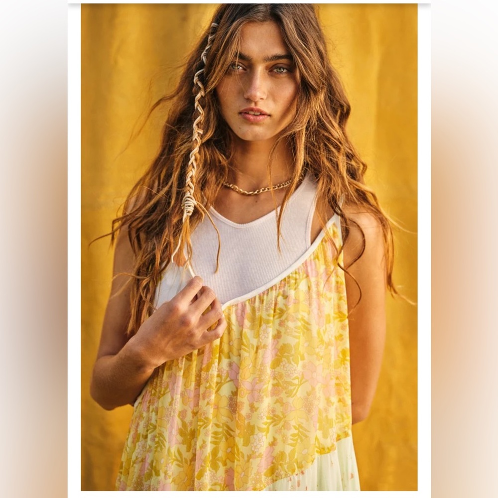 NWT Free People Luna Grace Tiered Maxi Dress - Picture 3 of 16